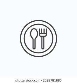Conjunto de iconos planos de Vector de alimentos.eps