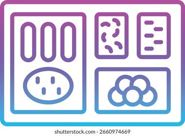 Icono de Vector de comida. Se puede utilizar para aplicaciones de impresión, móviles y de Web.