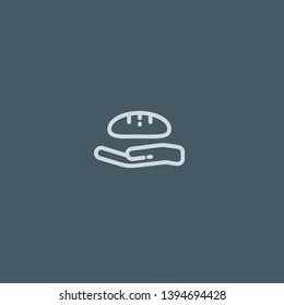 Food vector icon. Food concept stroke symbol design. Thin graphic elements vector illustration, outline pattern for your web site design, logo, UI. EPS 10.