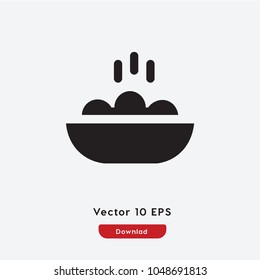 Food vector icon. Meal symbol. Best modern flat pictogram illustration for web and mobile apps design.