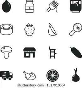 food vector icon set such as: summer, toy for children, plate, stool, bib, salad, mom, macaroni, transport, spaghetti, boy, seasonal, editable, showcase, perfect, menu, stand, herb, collection, tasty