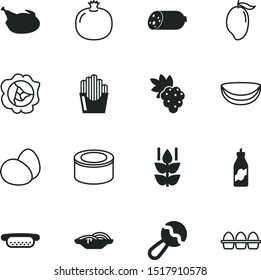 food vector icon set such as: group, fastfood, outline, plastic, pattern, violet, piece, ornament, fish, poster, bbq, baby, salami, bright, menu, acorn, stroke, french, tuna, farm, cuisine, season
