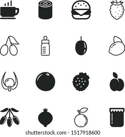 food vector icon set such as: caffeine, dogwood, lemon, passionfruit, golden, MacDonalds, mocha, newborn, antioxidant, tin, steam, vintage, icons, physalis, feeding, cheeseburger, sandwich, cheese