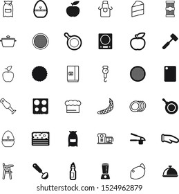 food vector icon set such as: glove, fridge, mitten, french, freeze, shape, cold, celebration, ice, barbecue, garment, crumbs, spaghetti, dome, chrome, person, cookies, wear, cap, holiday, sugar