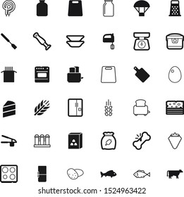 food vector icon set such as: broken, medical, send, protein, blender, handle, stone, mammal, multi, weigh, clip, fracture, electrical, style, cheese, slicer, cover, dessert, fresh, strong, meat