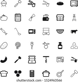 food vector icon set such as: grilled, texture, bean, instrument, transgenic, tomatoes, capsule, cereal, store, medication, calf, party, scales, sharp, place, legs, animal, skillet, vitamin, beverage