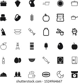 food vector icon set such as: cover, ice, boiled, square, hen, shiny, table, traditional, store, engineering, wooden, haricot, refrigerator, cargo, fast, block, stroke, new, cooler, spike, pack, grow