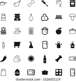 food vector icon set such as: drink, salt, open, full, stainless, new, start, human, turkey, pear, bib, spicy, harvest, feed, fast, poultry, vitamin, square, apple, cardboard, box, jalapeno, delivery