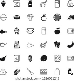 food vector icon set such as: medication, field, barbecue, farming, set, pharmaceutical, milk, education, dish, hobs, vials, turkey, measurement, potato, trip, grow, casserole, spoon, grapes, scale