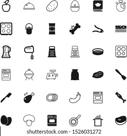 food vector icon set such as: anatomy, fry, drink, recipe, wood, sieve, rye, picnic, button, skillet, mobile, lines, agriculture, stack, fitness, edible, grinder, american, website, traditional