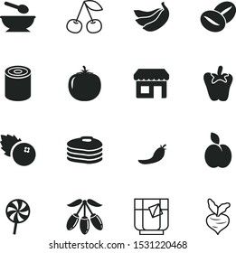 food vector icon set such as: line, decoration, cereals, kaki, fund, round, birthday, tropical product, afternoon, canned, capsicum, sour, cup, root, store, sport nutrition, cookware, water, deep