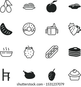 food vector icon set such as: sweetness, purple fruit, cream, chocolate, cartoon, pancakes, grey, cornel, jam, pattern, rays, sun, vinyard, decoration, fast, half, shallot, rings, abstract, newborn