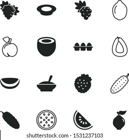 food vector icon set such as: oval, sweet food, realistic, sour fruit, pulp of watermelon, healthy food, cornflakes, fast, palm, grapevine, 3d, summer food, group, dinner, flakes, lunch, sliced
