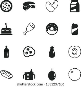 food vector icon set such as: daily, feed, jelly, fat, omelet, healthy lifestyle, open, botany, chicken, steel, morning, thin, collection, child, capacity, roll, soda, rice, peach, web, beans, briar
