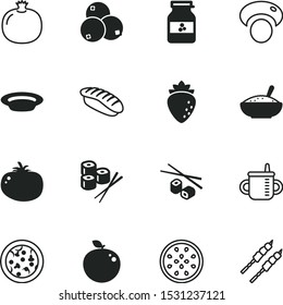 food vector icon set such as: musical, steak, glassware, pomegranate, shape, feeding, grill, protein, preserve, cheese, good, sweet berries, salmon, italy, pepper, poisonous, types, japan, slice