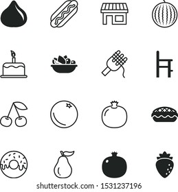food vector icon set such as: sitting, price, burning, web, fast, sauce, label, motherhood, pie, cream, safe, seat, bread, bake, striped, up, american, doodle, closeup, colourful, service, birthday