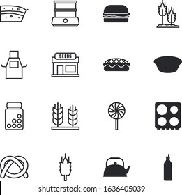 food vector icon set such as: tomato, top, cookie, berry, work, garage, collection, breakfast, housewife, teapot, fruit, supplements, mustard, shop, silo, roof, autumn, boiling, meat, vitamin, pill