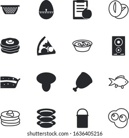 food vector icon set such as: hour, pork, travel, roasted, cucumber, bone, fitness, surface, potato, pattern, mushrooms, stopwatch, bean, broth, root, chili, tableware, beef, lotus, pepper, mushroom