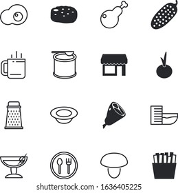 food vector icon set such as: cheese, gym, car, lotus, poultry, fitness, slice, metal, leaf, salty, utensil, product, sim, thanksgiving, group, anabolic, home, new, airplane, sharp, alcohol, piece