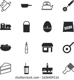 food vector icon set such as: button, bagel, front, steam, start, fast, exterior, blender, maple, gardening, minute, graphic, decoration, boiling, summer, packaging, hour, anniversary, pretzel