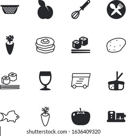food vector icon set such as: plums, engraved, egg, pancakes, animal, fishing, fauna, cream, machine, picture, life, processor, whip, alcohol, pancake, electric, buffet, store, syrup, marine, courier