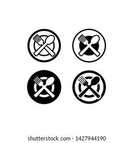 Food vector icon simple and modern flat symbol for web site, mobile, logo, app, UI. Food icon vector illustration, EPS10.