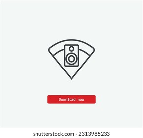 Food vector icon. Symbol in Line Art Style for Design, Presentation, Website or Apps Elements, Logo. Pixel vector graphics - Vector
