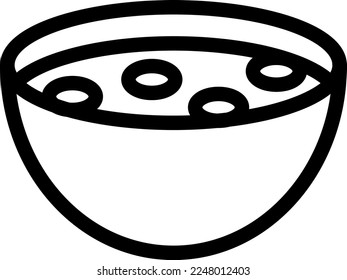 food Vector illustration on a transparent background. Premium quality symbols. Thin icons for concept and graphic design.
