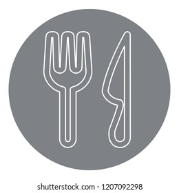 Food vector line icon