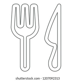 Food vector line icon