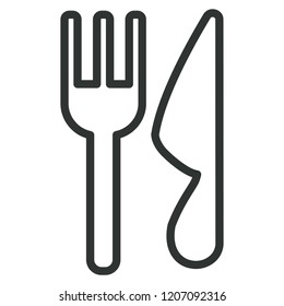 Food vector line icon