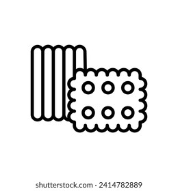 Symboldesign der Food Vector Line