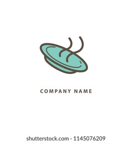 Food vector logotype.