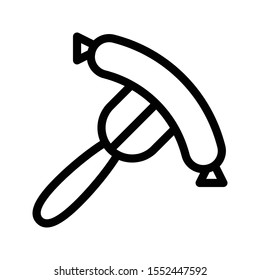 food vector thin line icon