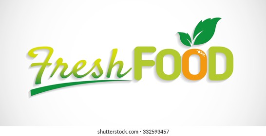 Food Vector Visual Graphic Ideal Fresh Stock Vector (Royalty Free ...