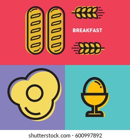 Food Vectors- Breakfast