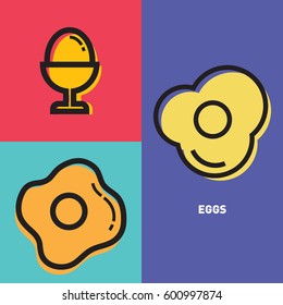 Food Vectors-Eggs