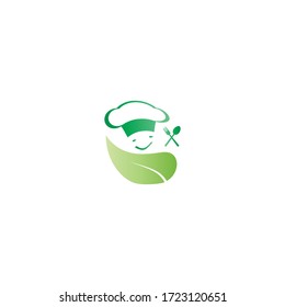 food vegetarian icon logo vectors template illustrations design