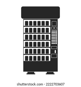 Food vending vector icon.Black vector icon isolated on white background food vending.