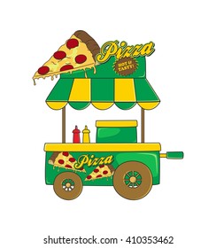 food vendor - sale cart