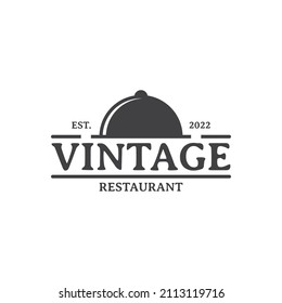 food vintage vector logo design