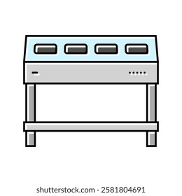 food warmer restaurant equipment color icon vector. food warmer restaurant equipment sign. isolated symbol illustration