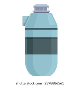 Food waste disposer wash icon cartoon vector. Paper container. Recycle bin