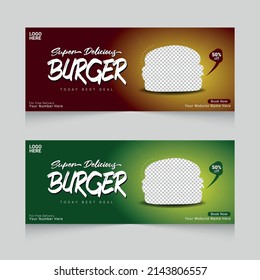 Food Web Banner Post Template set