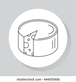 Food - web line icon.
