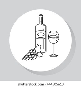 Food - web line icon.
