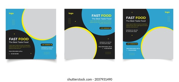 food webinar for social media post
