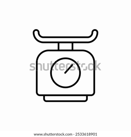 food weight icon sign vector