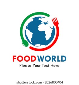 Ilustración del logotipo del mundo alimentario