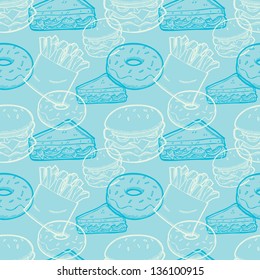 food wrapping paper pattern